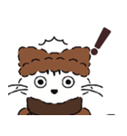 ダウンジャケットを着た動物たち 秋冬（個別スタンプ：25）