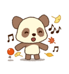 チョコモコパンダくん♡ほっこり秋（個別スタンプ：35）