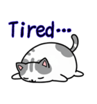 【英語スタンプ】まるかわネコ（個別スタンプ：18）