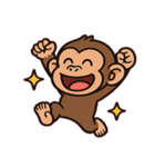 おさるのチンパンじろう@SFW（個別スタンプ：1）