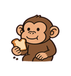 おさるのチンパンじろう@SFW（個別スタンプ：3）