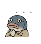 シュールな魚の日常スタンプ（個別スタンプ：28）