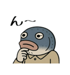 シュールな魚の日常スタンプ（個別スタンプ：36）