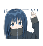 藍髪の女の子（個別スタンプ：3）