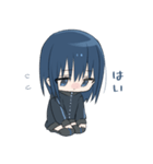 藍髪の女の子（個別スタンプ：4）