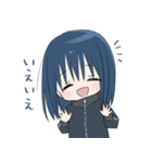 藍髪の女の子（個別スタンプ：8）