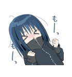 藍髪の女の子（個別スタンプ：9）