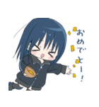 藍髪の女の子（個別スタンプ：12）
