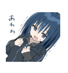 藍髪の女の子（個別スタンプ：13）