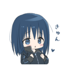藍髪の女の子（個別スタンプ：20）