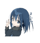 藍髪の女の子（個別スタンプ：23）