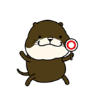 かわいい カワウソさん（個別スタンプ：3）