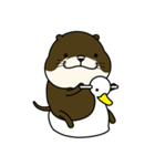 かわいい カワウソさん（個別スタンプ：38）