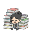 学校と七海さん（個別スタンプ：16）
