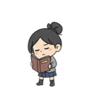 学校と七海さん（個別スタンプ：20）