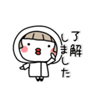 ▶動く！まるこ2。冬のメッセージ（個別スタンプ：1）