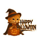 飛び出すハロウィンにゃん！（個別スタンプ：3）