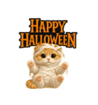 飛び出すハロウィンにゃん！（個別スタンプ：4）