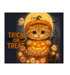 飛び出すハロウィンにゃん！（個別スタンプ：8）
