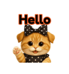 飛び出すハロウィンにゃん！（個別スタンプ：21）