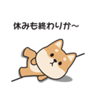 やる気のない〇しばいぬ（個別スタンプ：1）