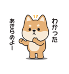 やる気のない〇しばいぬ（個別スタンプ：16）