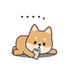 やる気のない〇しばいぬ（個別スタンプ：34）