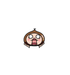 動く！しろめちゃん・ちいさい秋（個別スタンプ：9）