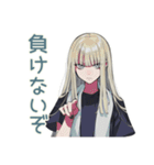 クールガール★毎日応援スタンプ（個別スタンプ：5）
