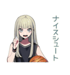 クールガール★毎日応援スタンプ（個別スタンプ：7）