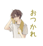 ゆるシャツ男子★スポーツ（個別スタンプ：3）
