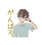 ゆるシャツ男子★スポーツ（個別スタンプ：7）