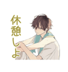 ゆるシャツ男子★スポーツ（個別スタンプ：35）