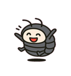 まるまるダンゴムシの日常@SFW（個別スタンプ：1）