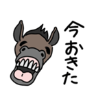 煽る！笑う馬（個別スタンプ：4）