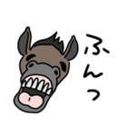 煽る！笑う馬（個別スタンプ：11）