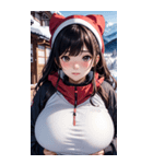 スキーガール写真（個別スタンプ：15）