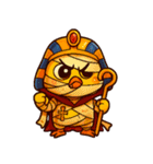 ハロウィンの変幻自在のひよこ（個別スタンプ：2）