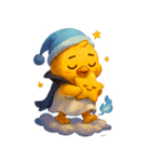 ハロウィンの変幻自在のひよこ（個別スタンプ：10）