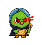 ハロウィンの変幻自在のひよこ（個別スタンプ：16）