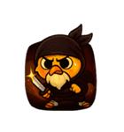 ハロウィンの変幻自在のひよこ（個別スタンプ：18）
