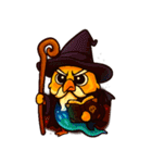 ハロウィンの変幻自在のひよこ（個別スタンプ：21）