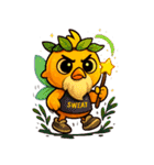 ハロウィンの変幻自在のひよこ（個別スタンプ：23）