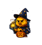 ハロウィンの変幻自在のひよこ（個別スタンプ：25）