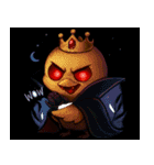 ハロウィンの変幻自在のひよこ（個別スタンプ：27）