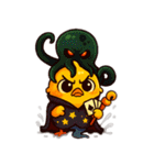ハロウィンの変幻自在のひよこ（個別スタンプ：28）