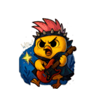 ハロウィンの変幻自在のひよこ（個別スタンプ：31）