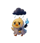 ハロウィンの変幻自在のひよこ（個別スタンプ：35）