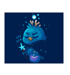 ハロウィンの変幻自在のひよこ（個別スタンプ：37）