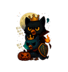 ハロウィンの変幻自在のひよこ（個別スタンプ：38）